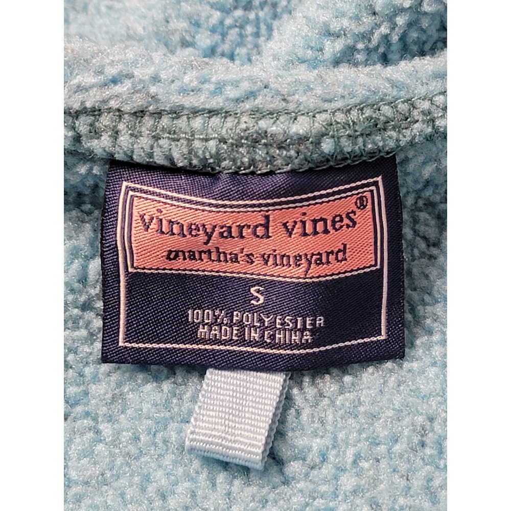 Vineyard Vines Women's Fleece Hoodie Jacket Full Zip Blue Size S - Picture 4 of 11